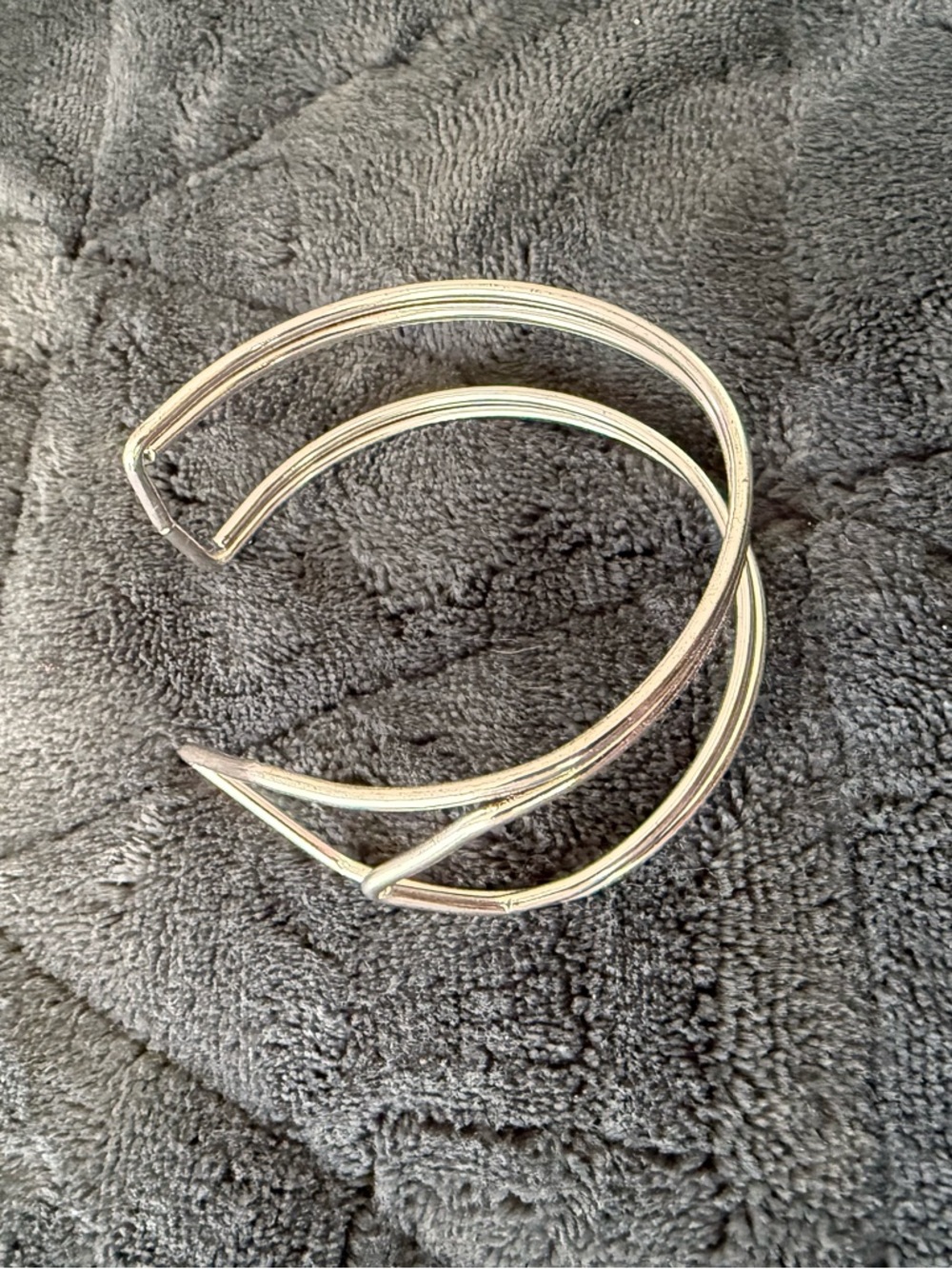 Silver Open Cuff Bracelet